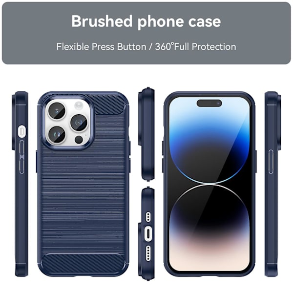 TPU phone case för iPhone 15 Pro Max Blue