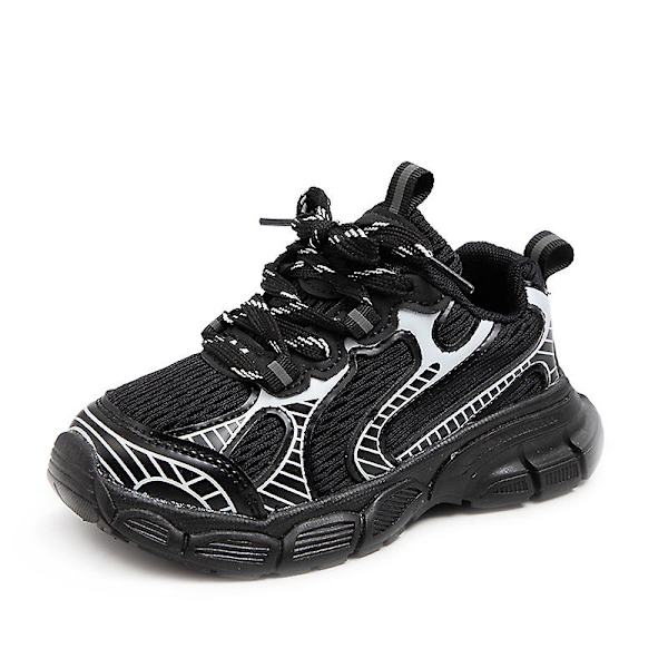 Sneakers för barn Andas Pojkar Flickor Löparskor Mode Sportskor 3An2301 Black 26