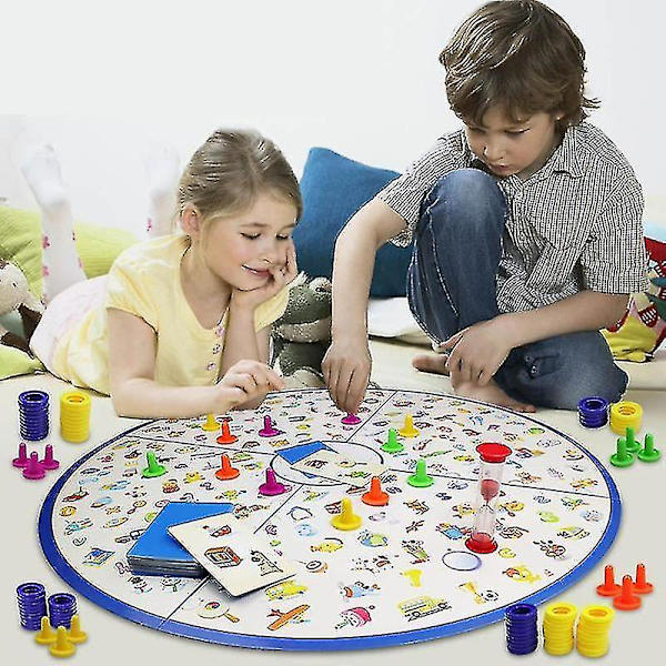 Detectives Looking Chart Brädspel Baby Puzzle Education Plastic Puzzle Brain null none