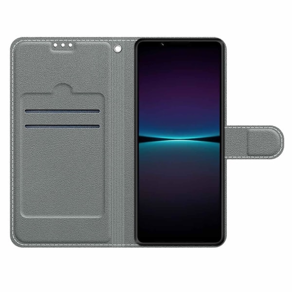 För Sony Xperia 10 V korthållare Phone case Stativ Cover med rem träd/solnedgång null none