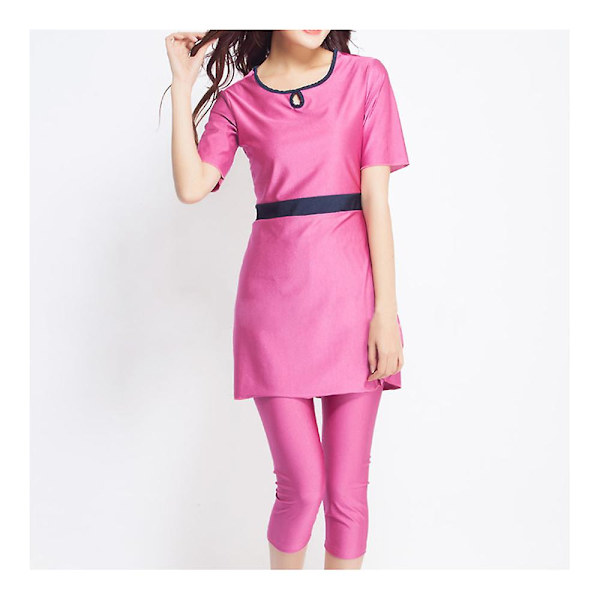 Musilim Baddräkt Baddräkt Burqini Hw10e Rose Red XS