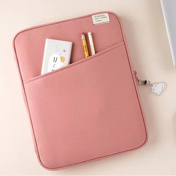 Tablettväska Bärväska Case ärm Skyddande foderväska Fodral för Macbook Ipad Notebook Pink 11 Inches