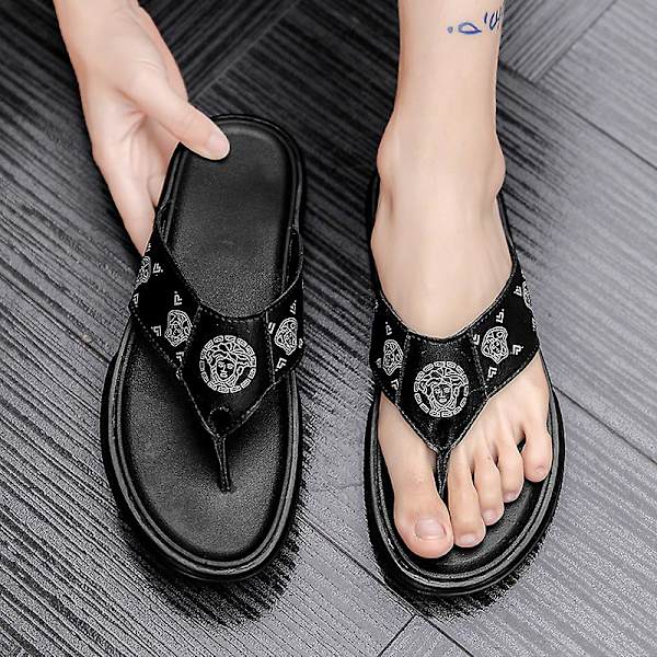 Herr Sport Flip Flops Komfort Casual Stringsandaler Utomhus 3C2253 Black 40