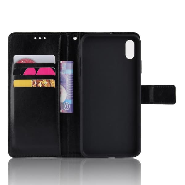 Crazy Horse Plånboksställ Cover för iPhone XS/X null none