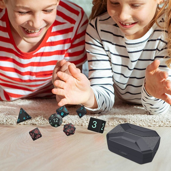 Ljusande Dnd Dice Glow In The Dark Tärningar Rpg Polyhedral Set För Brädspel Party_a null none