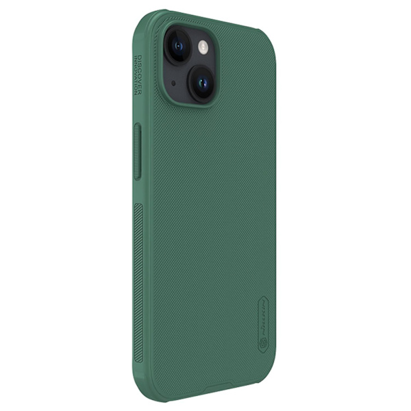 Frosted Pro PC + TPU case för iPhone 15 Green