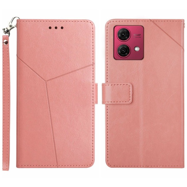 Case för Motorola Moto G84 5G, Y-formad linjepräglat stativ Anti-dropp cover null none