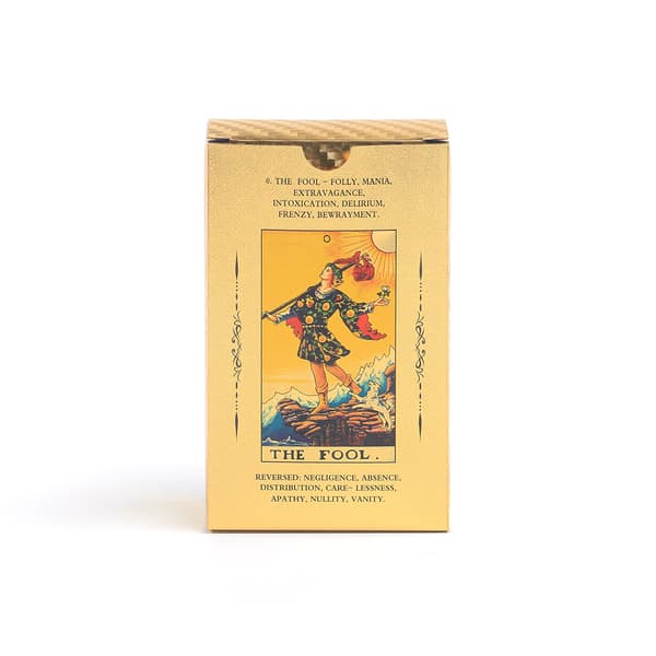 Tarot i guldfolie