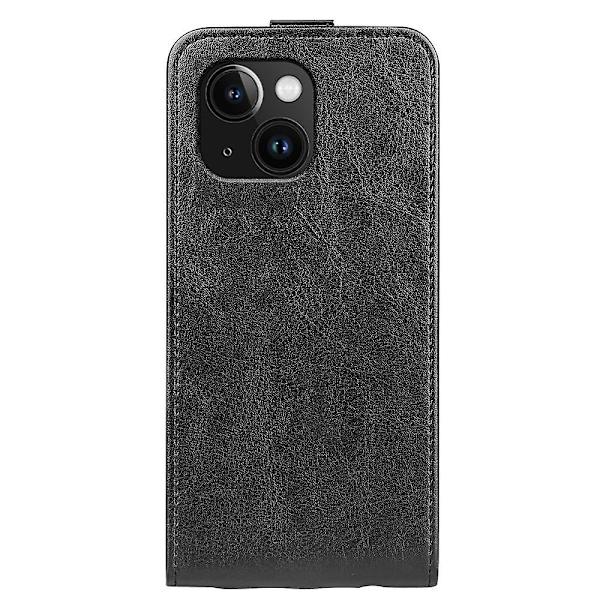 R64 Vertical Flip Case för iPhone 15 Black