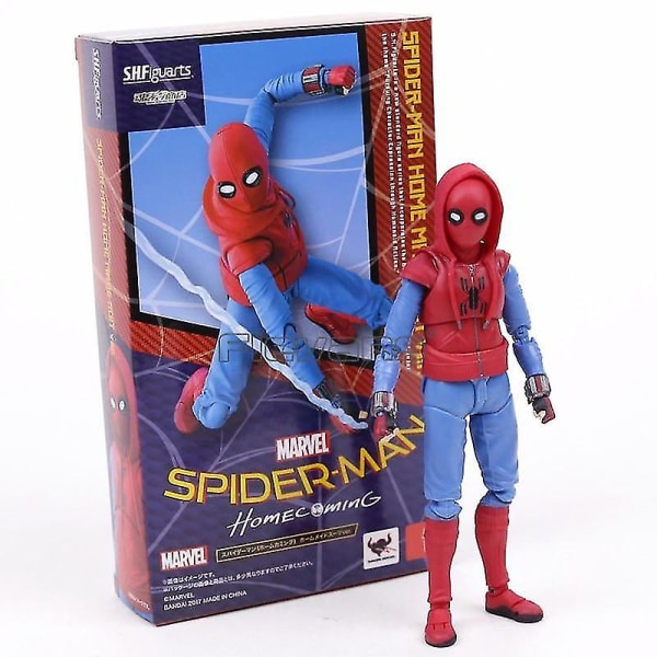 Shf Spider Man Homecoming Spiderman Pvc Action Figur Samlarmodell C