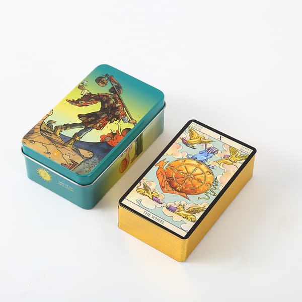 Holografiska tarotkort för divination