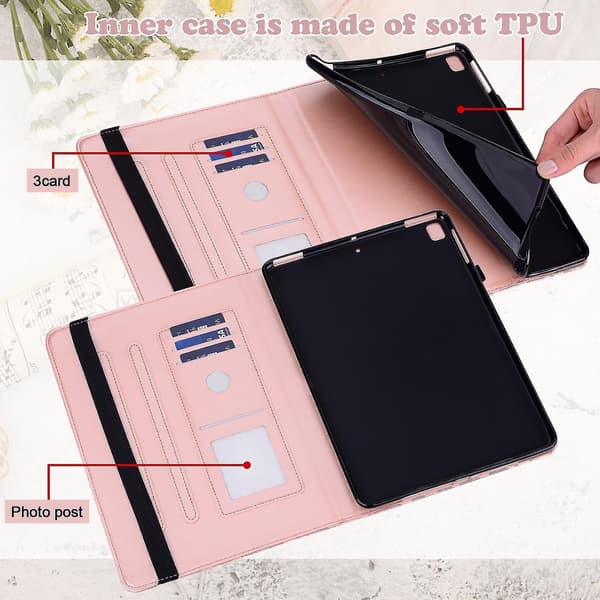 Mönstrat case för Lenovo Tab M9 Pink
