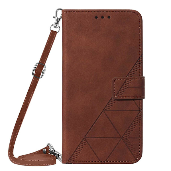 PU phone case för iPhone 15 Plus Brown
