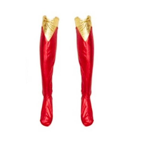 Vuxen Superhjälte Cosplay Kostym Klänning Cover Set Supergirl Superhjälte Halloween Kostym 3XL Leg sets