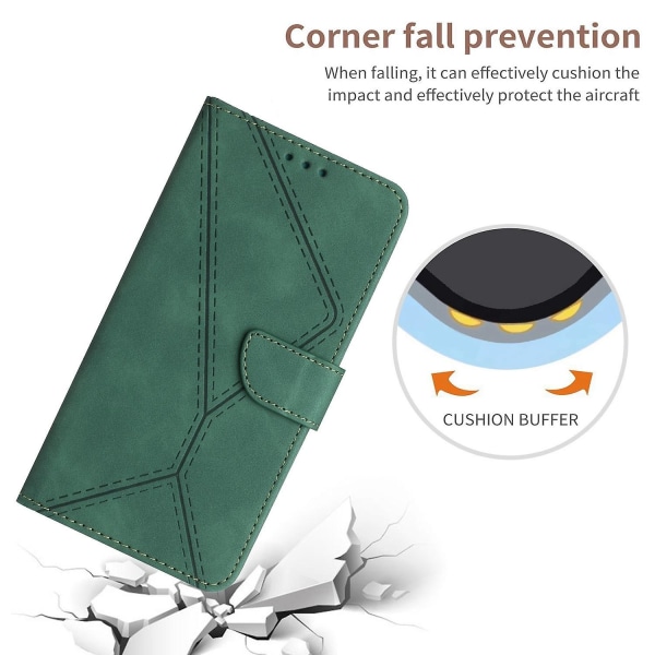 Sydd präglad case för iPhone 15 Green