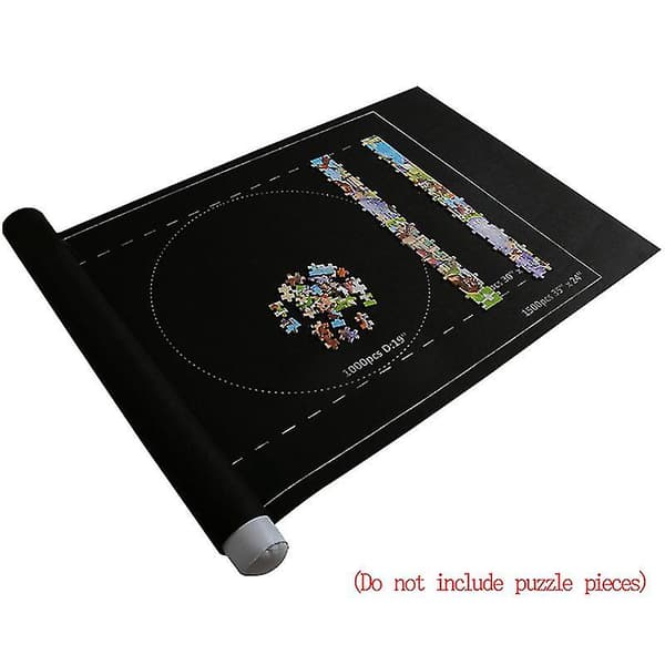 1000-1500 bitar pussel Spelmatta Jumbo Jigsaw Board Roll Up Enkel förvaringsmatta null none