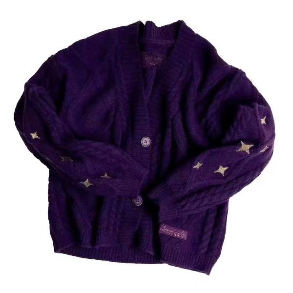 Speak Now Cardigan, Star Brodered Knit Speak Now Cardigan, Speak Now Cardigan, Speak Now Cardigan With Patch, Eras Tour Merch Gifts 3XL-4XL