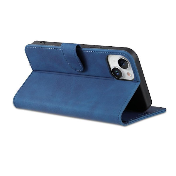AZNS Calf Texture Case för iPhone 15 Blue