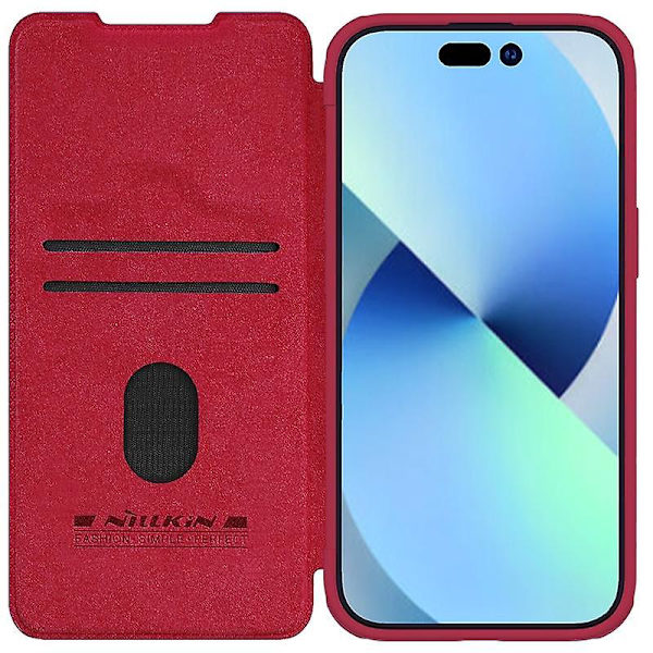 NILLKIN case för glidkamera för iPhone 15 Red