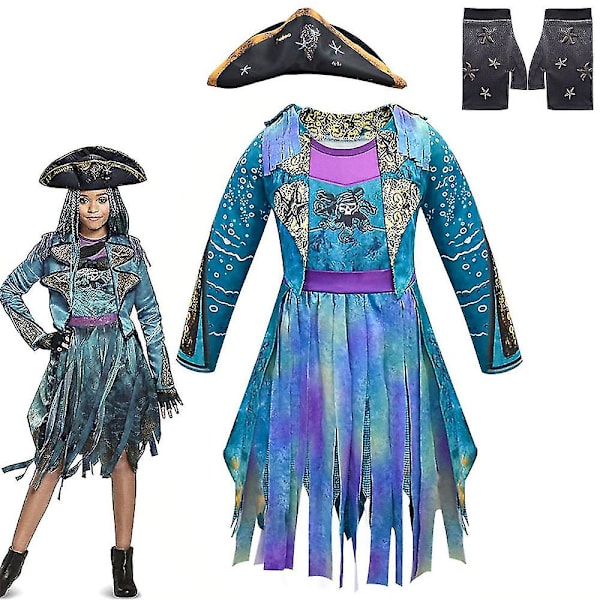 Demogorgon kostym för barn, Stranger Things Jumpsuit med huvudbonader, Skräckmonster Cosplay Fancy Dress Up, Halloween Christmas Birthday Par