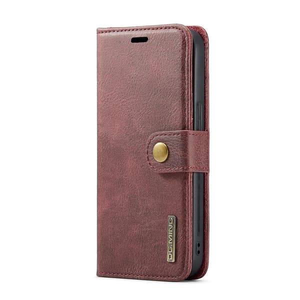 Crazy Horse Case för iPhone 15 Plus Red