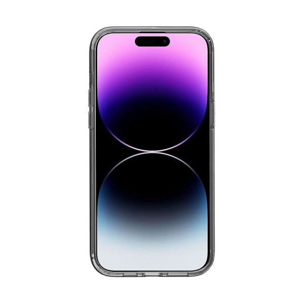 Transparent phone case för iPhone 15 Plus Grey