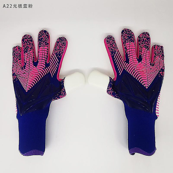 Professionella silikongummi Vattentäta halkfria handskar Latex Vuxna Barn Fotboll Målvaktshandskar/13 färger tillgängliga spider purple 9