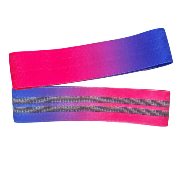Fitness elastiskt bälte L Blå till Röd (86 * 8m)