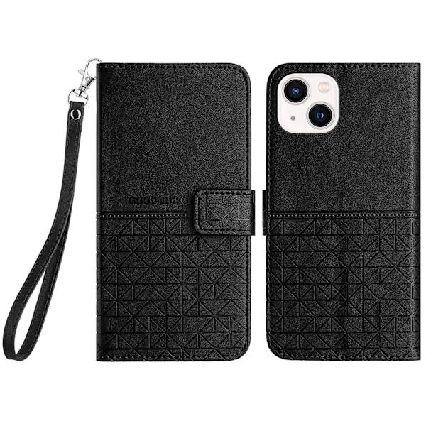 Rhombic Texture Case för iPhone 15 Black