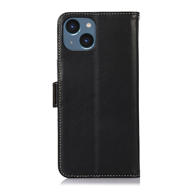 Crazy Horse Case för iPhone 15 Black