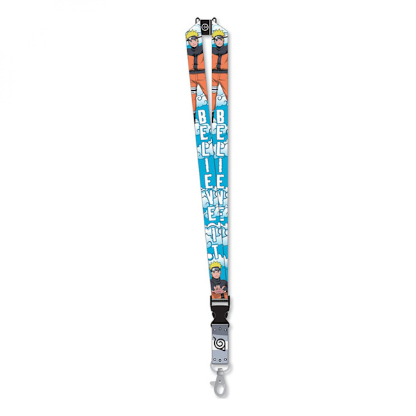 Naruto Shippuden Uzumaki Naruto Believe It Lanyard Multi-Color none