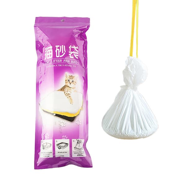 Farfi 7 st kattsandpåse Essential Quick Ldpe Pet Cat kattsandlåda Liners For Pet null none