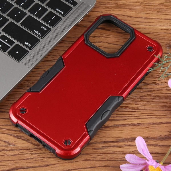 Halkfritt Armor case för iPhone 15 Pro Red none