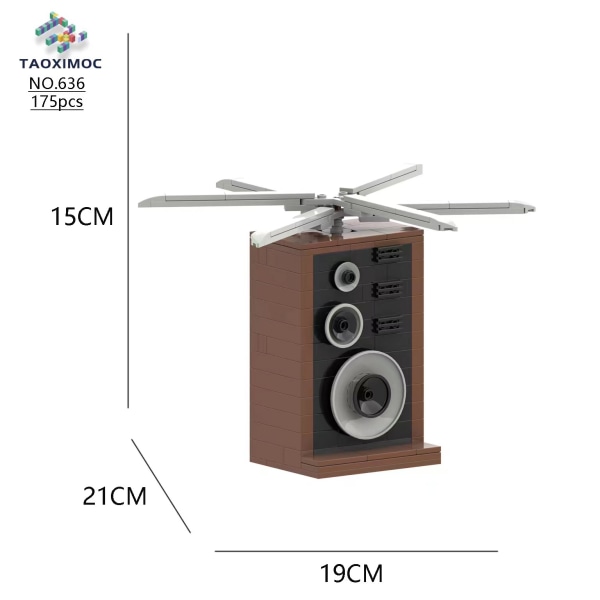 Monitor vs Toilet Man's Building Block Toy Model Handgjord Aircraft Audio Man