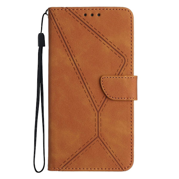 Sydd präglad case för iPhone 15 Plus Brown