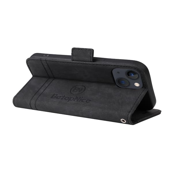 Case med spänne på dubbla sidor för iPhone 15 Black