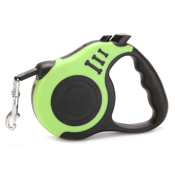 10 fot 16 fot infällbart hundkoppel Utmärkt promenadkoppel för hundar, halkfritt handtag Green 3