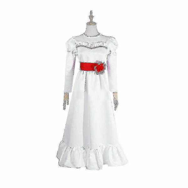 Finklänning Annabelle The Conjuring Doll Barn Vuxen Damkostym U one size none