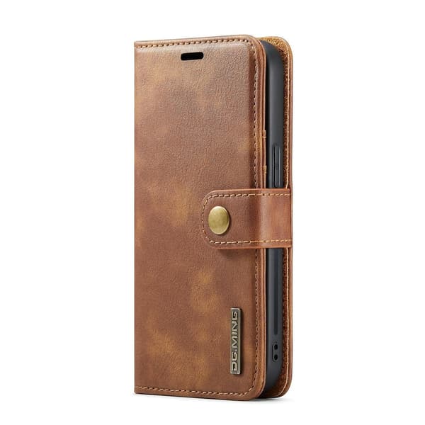 Crazy Horse Case för iPhone 15 Plus Brown
