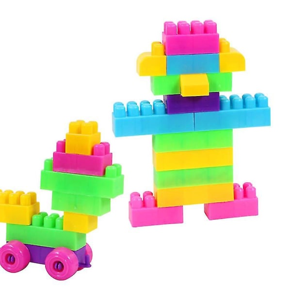 Klassiska byggstenar Stora set för alla åldrar, pojkar och flickor, födelsedagar 80Pcs