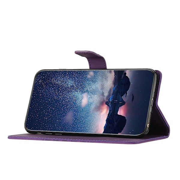 Diamantpräglat case för iPhone 15 Plus Purple