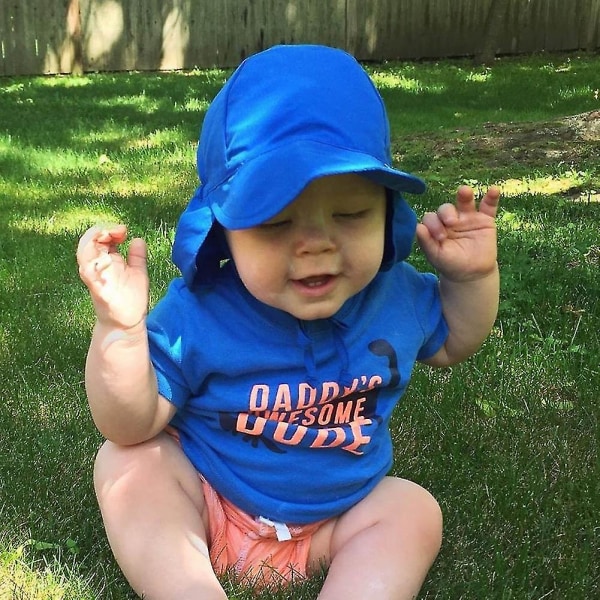Sommar Solhatt Hals Cover Beach Flap Cap Andas För Barn Pojke Flicka Crab* L