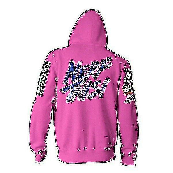Overwatch Ultimate D.va Zip Up Hoodie Dam Sweatshirt Jacka S