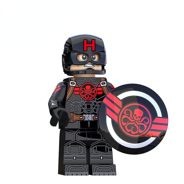 Avengers Captain America Set barnleksaksbyggstenar
