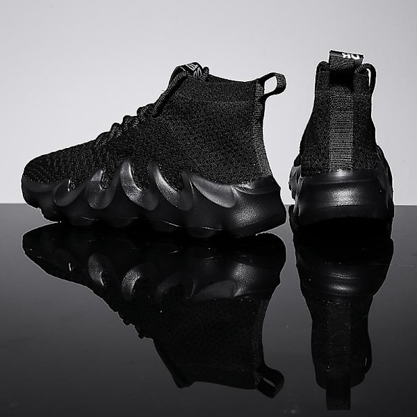 Sneakers för kvinnor Halkfria Coconut Skor Löparskor L450 Black 43