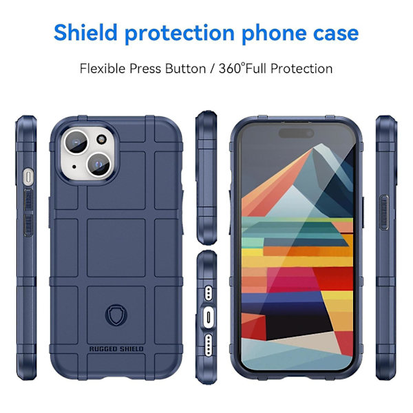 TPU phone case för iPhone 15 Blue
