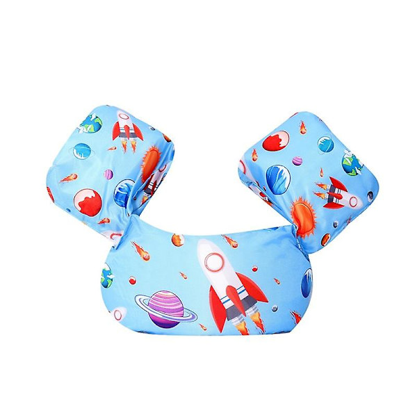 Baby Float Cartoon Arm Sleeve Flytväst Baddräkt Skum Säkerhet Simträning Flytande pool Float Simring Puddle Jumper Z Rocket