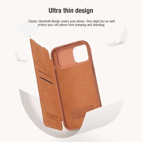 NILLKIN case för glidkamera för iPhone 15 Red