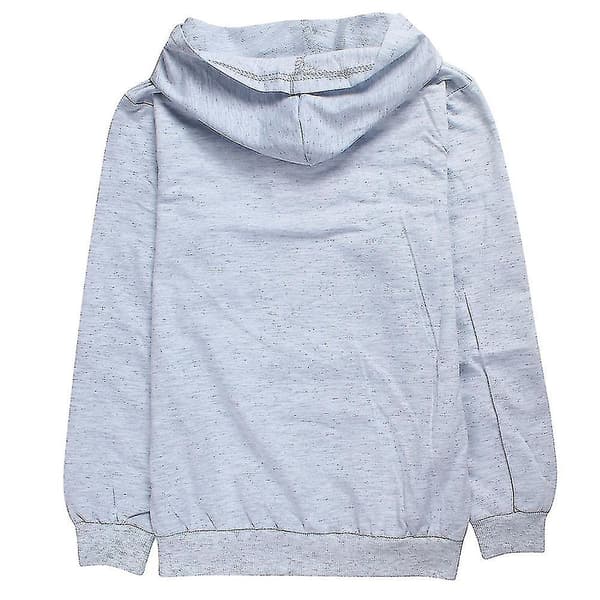 Barn Pojkar Prestonplayz Långärmad Huvtröja Pullover Sweatshirt Toppar Grey 9-10 Years