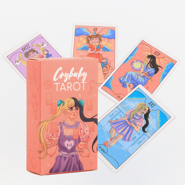 The Crying Girl Oracle Tarotkort 12*7cm spådomskort